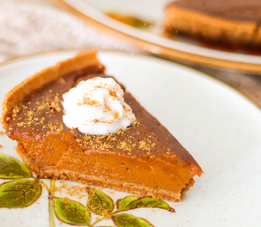 Vegan Pumpkin Pie with Easy Homemade Pie Crust