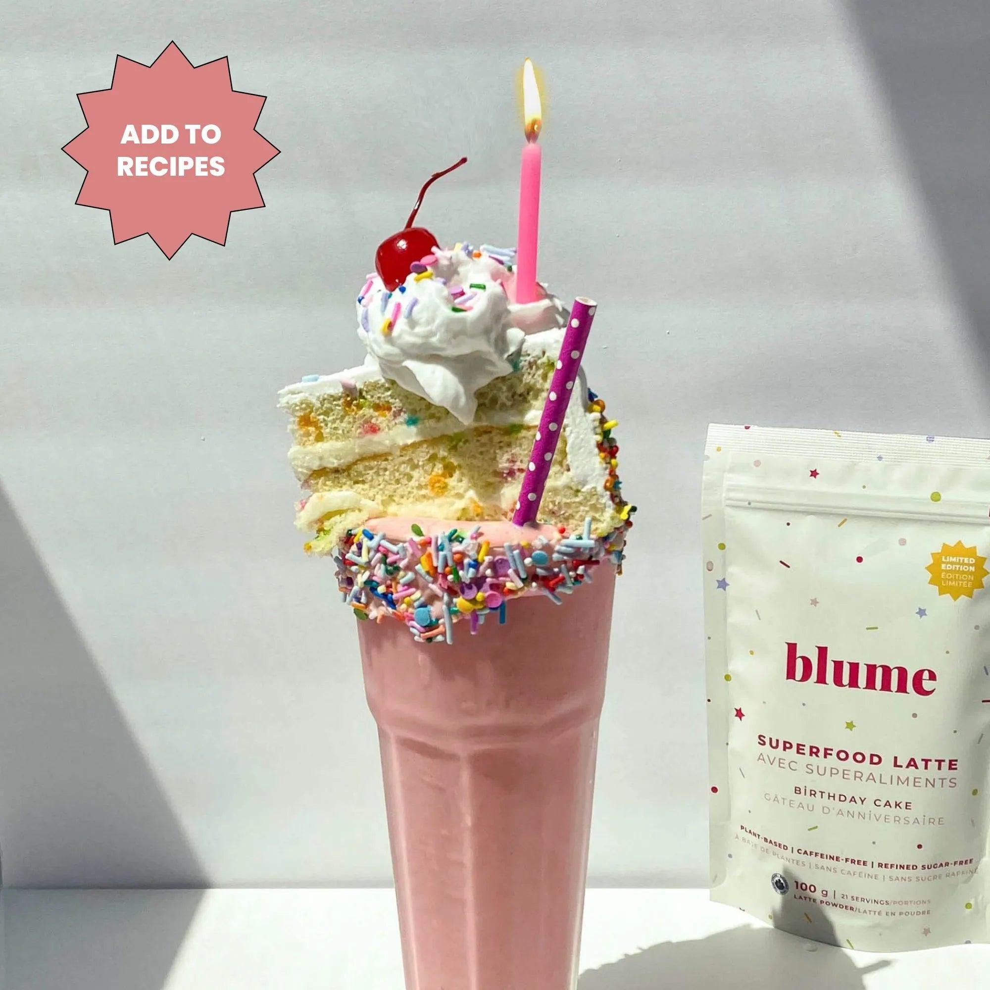 Birthday Cake - Milkshake recipe