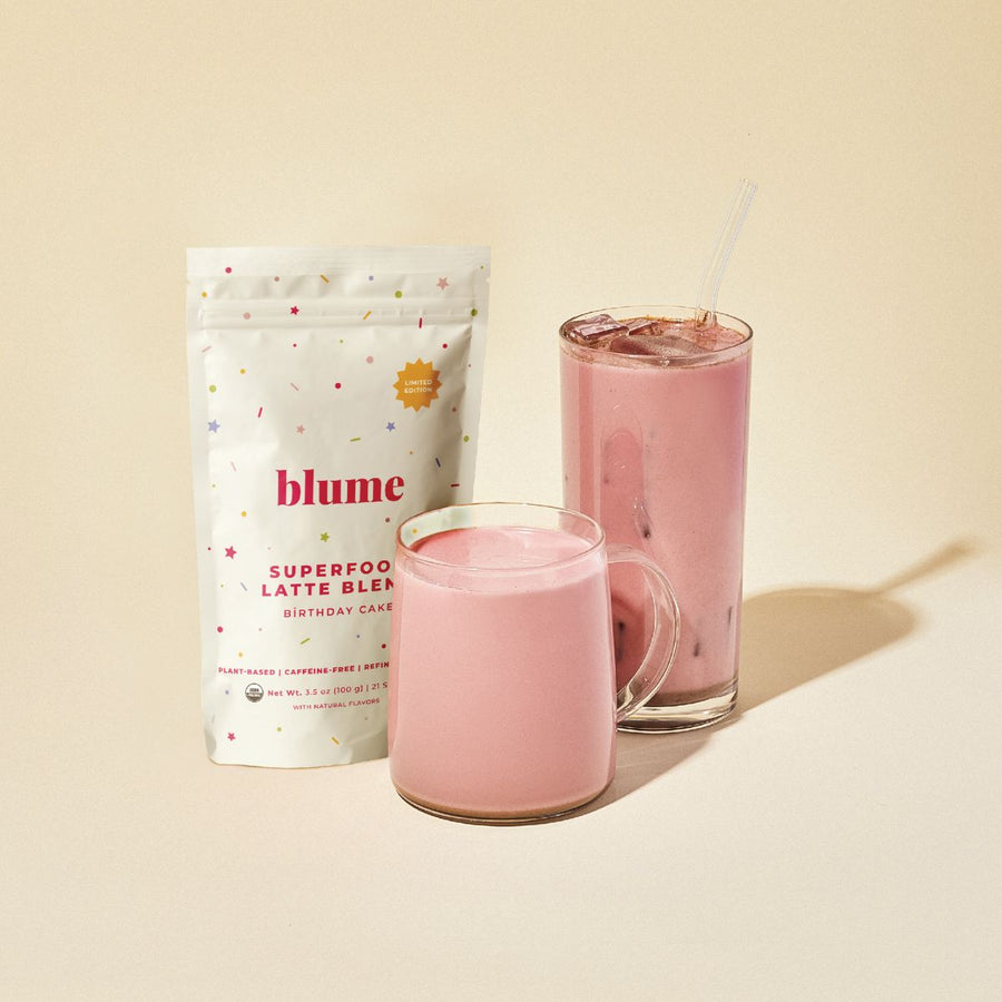 Blume Limited Edition Birthday Cake Superfood Latte Blend