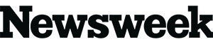Newsweek logo in black text on a trasparent background