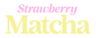 Strawberry Matcha Logo